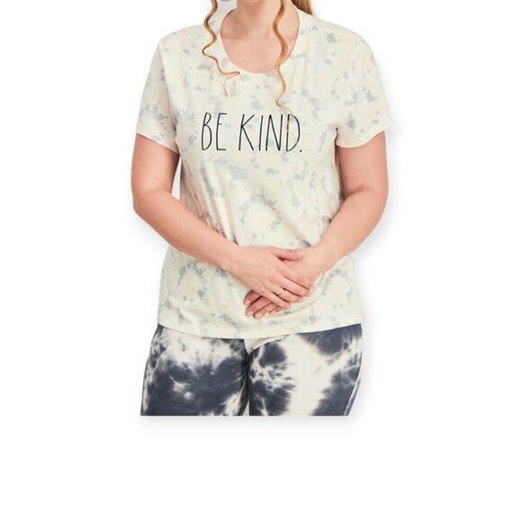 Pastel Tie Dye Crewneck Tee by Rae Dunn XS - Picture 3 of 9